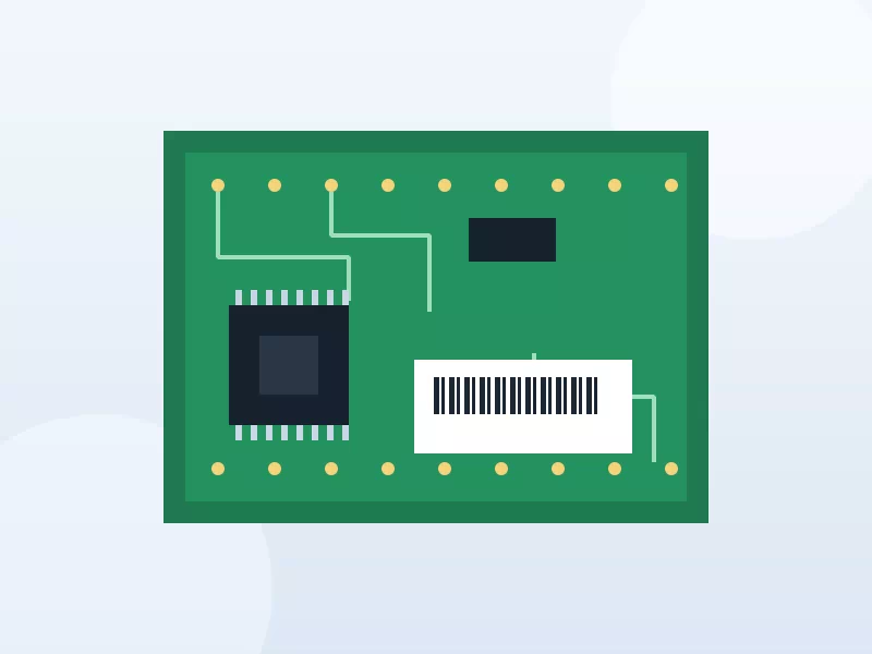 PCB Board Barcode Label