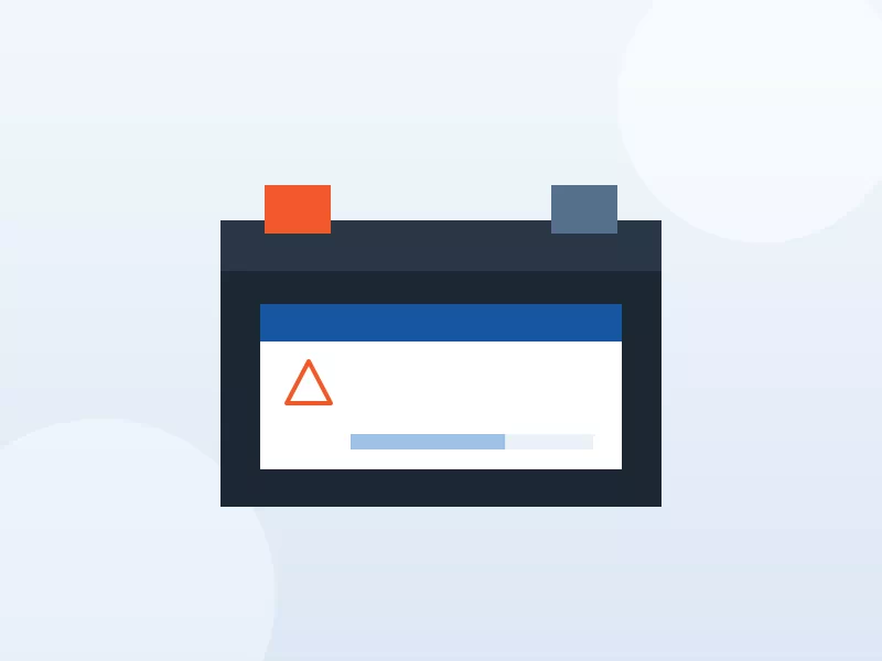 Car Battery Label