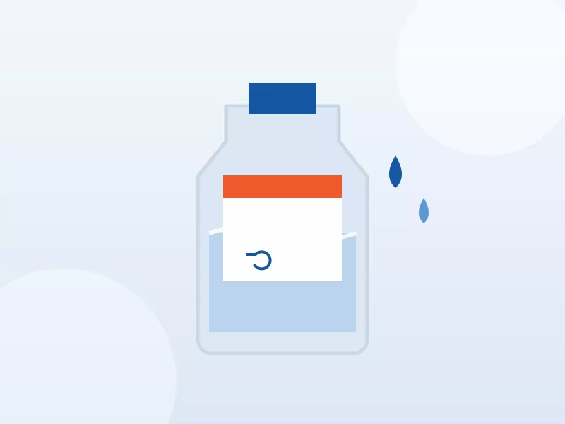 Coolant & Liquid Container Label