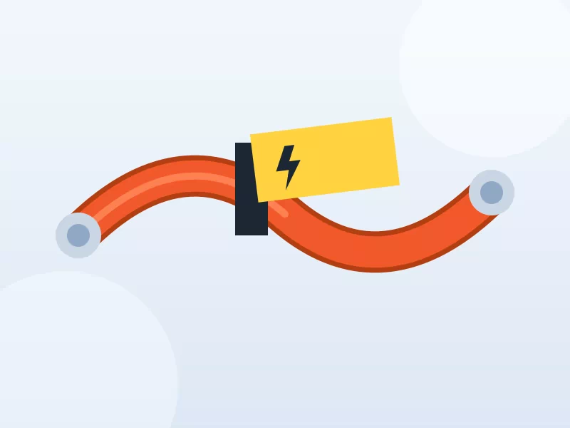High Voltage Wiring Harness Label