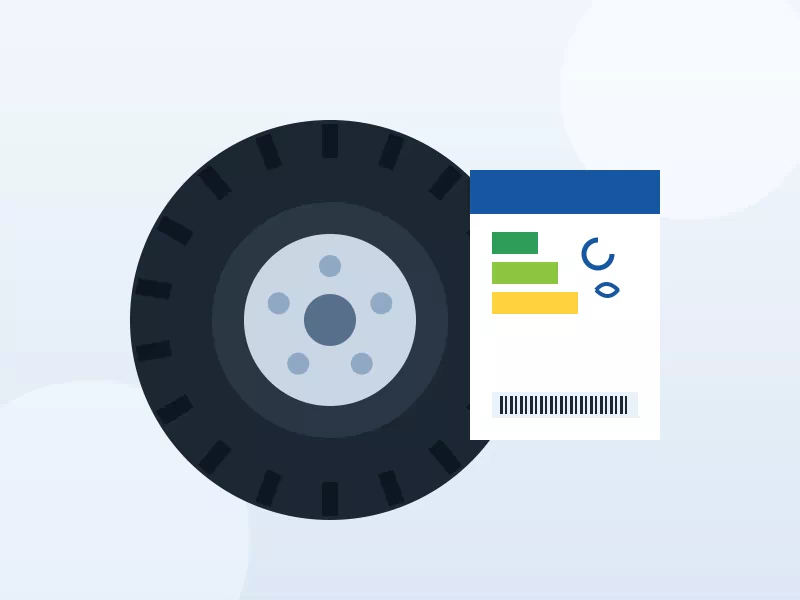 Car Tire Label
